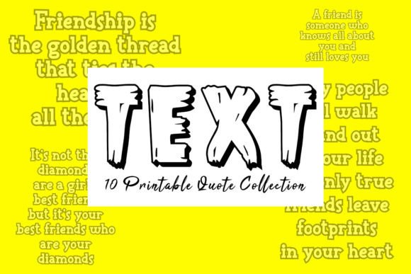 Best Friend Quote Text Design Bundle V.2: A Creative Resource for Inspiration and Expression