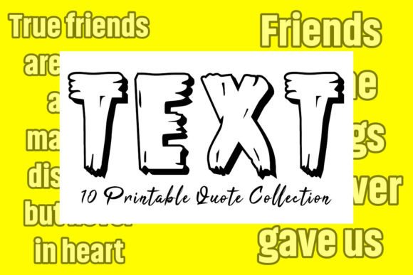 Best Friend Quote Text Design Bundle V.8