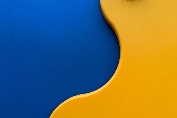 Blue and Yellow Abstract Background: A Modern Design Element for Creative Expression