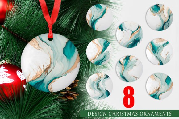 Christmas Ornament Turquoise Watercolor: A Creative and Practical Choice for Holiday Decor