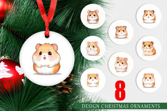 Christmas Ornament Сute Hamster: A Whimsical Addition to Your Holiday Decor