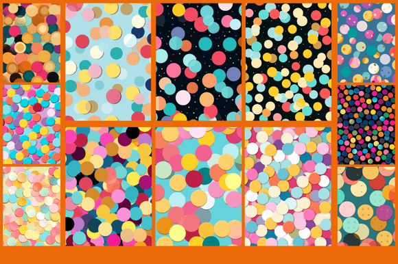 Coin Dot Patterns: A Versatile Digital Design for Creative Projects
