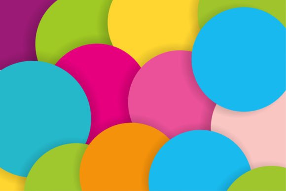 Colorful Circle Pattern Background: A Vibrant Design Solution