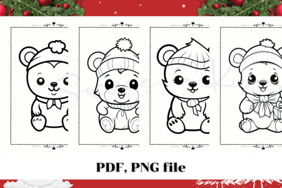 Cute Bear Christmas Coloring Pages, KDP: A Strategic Tool for Creativity and Business