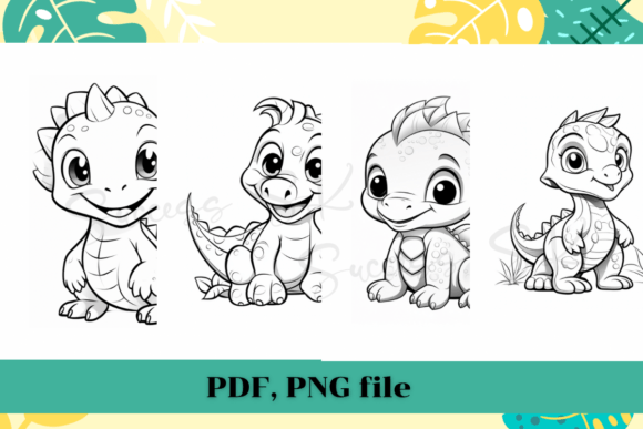 Cute Dinosaur Coloring Pages for Kids: A Creative and Educational Resource