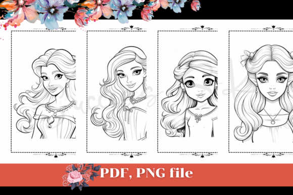Cute Girl Coloring Pages, KDP: A Versatile Creative Resource for Artists and Entrepreneurs