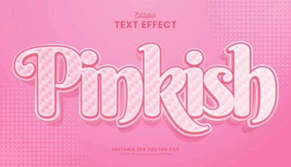Cute Pinkish Text Effect: A Versatile Design Resource for Creative Projects