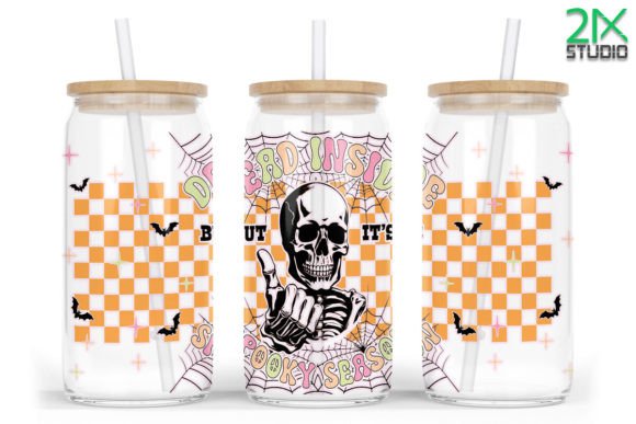 Dead Inside but It's Spooky Season: A Halloween Craft Project with the 16oz Libbey Glass Can