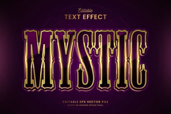 Explore the Editable Violet Mystic Text Effect for Creative Expression