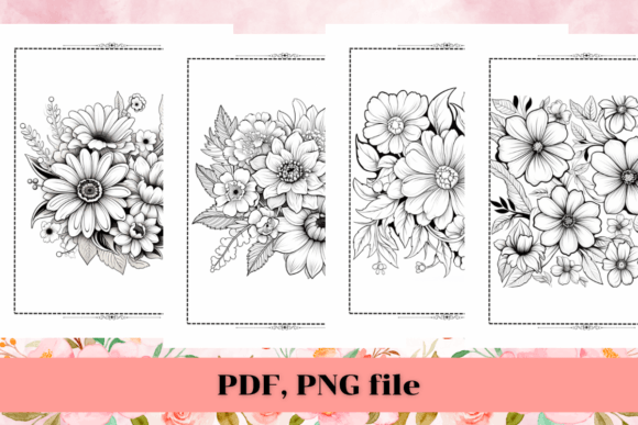 Flower Coloring Pages for Adults 2, KDP: A Versatile Creative Resource
