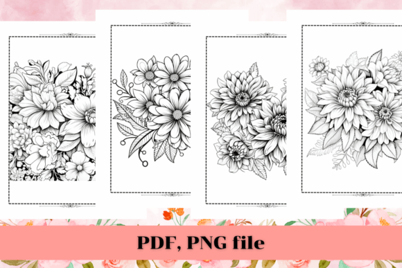 Flower Coloring Pages for Adults 3, KDP: A Creative and Practical Resource