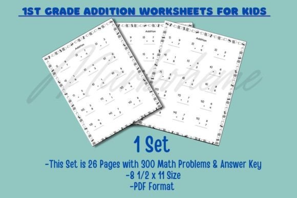 Fun Food-Themed 1st Grade Math Worksheet