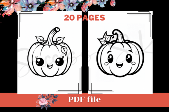 Halloween Pumpkin Coloring Pages, KDP: A Creative Resource for Digital Artists and Content Creators