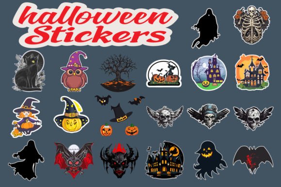 Halloween Stickers: Creative and Versatile for All Your Projects