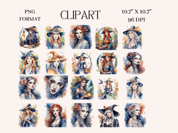 Halloween Watercolor Illustrations