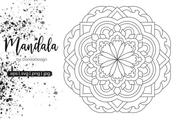 Mandala Coloring Page for Adult Vol.093: A Creative Tool for Mindful Expression