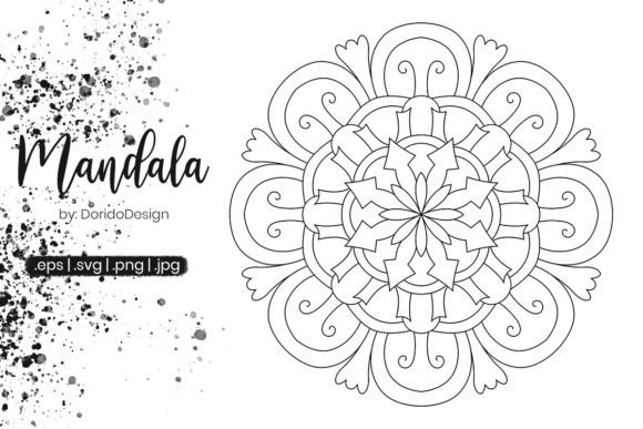 Mandala Coloring Page Vol.094