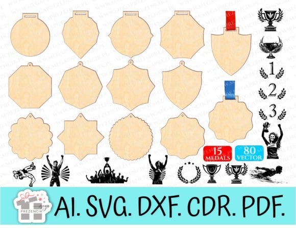 Medal Designs Laser Cut Sports Bundle