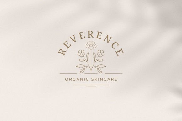 Natural Elegant Meadow Flower Logo Templ: A Versatile Design for Modern Branding