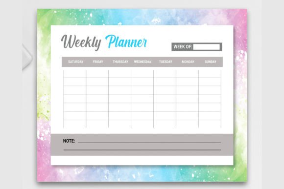 New Weekly Planner Design Layout 2022: Organize Your Life with Style