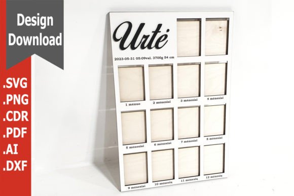 Newborn One Year Photo Frame SVG: A Creative and Practical Solution for Laser Cutting