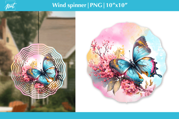 Summer Sublimation Wind Spinner Design G