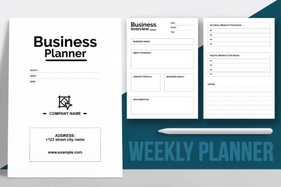 Weekly Planner Layout Design